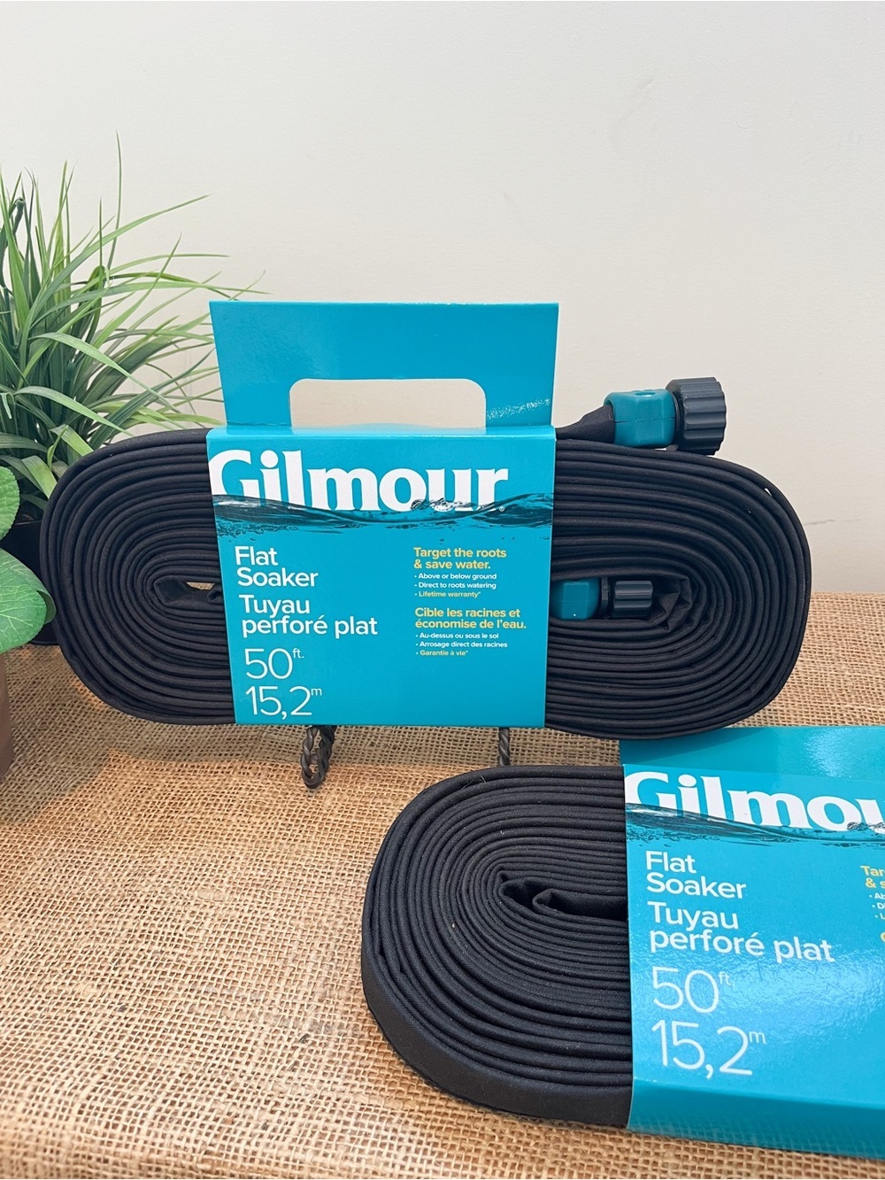 NEW Two Gilmour 50-ft Flat Soaker Weeper Hoses